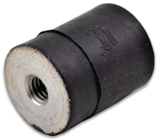 Exhaust Rubber Buffer/Damper - Double M6 Female Threads - Universal