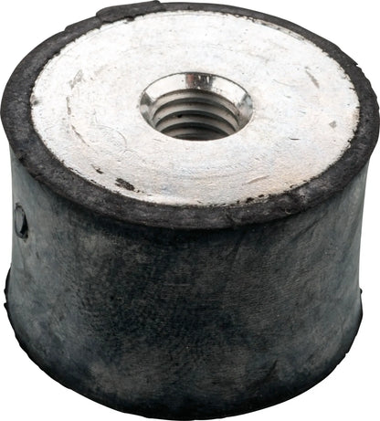 Exhaust Rubber Buffer/Damper - 2x M8 Female Threads - Universal