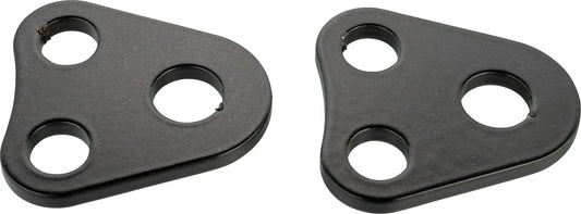 Indicator Bracket 'Mini'- 1 pair Black Coated Stainless Steel - for Mini Indicators -Mount at Upper Triple Clamp - XT500 TT500 SR500