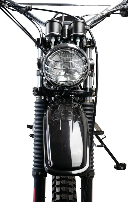Replica Front Fender - YAMAHA Black (with standard mounting holes) - XT250 TT500 XT500