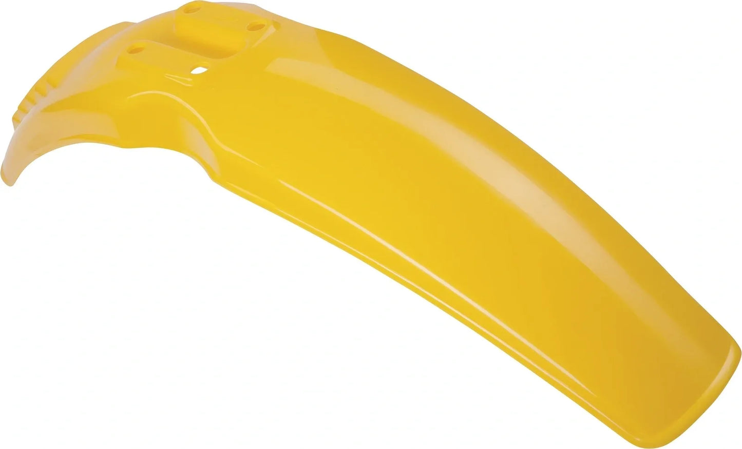 Replica Competition Yellow Front Fender with Venting Slots - XT500 TT500