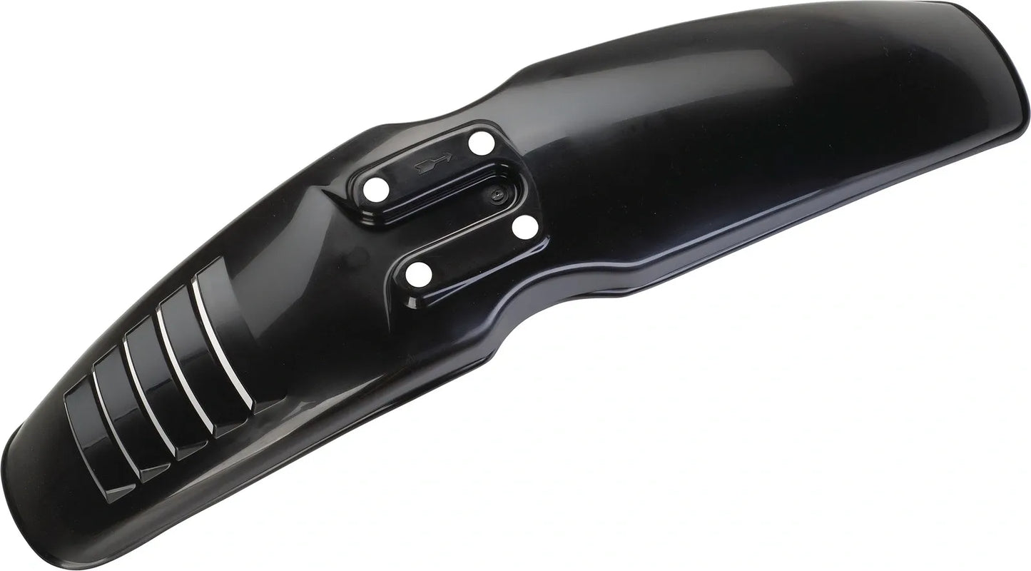 Replica Shiny Black Front Fender with Venting Slots XT500 TT500