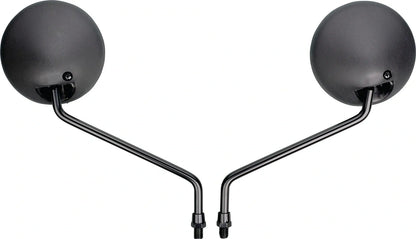 Black/Black Mirror Set - XT500, XT550, XT250 XT600 Various YAMAHA Universal