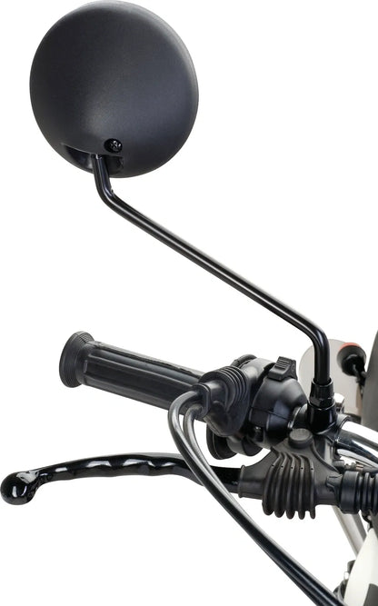 Black/Black Mirror Set - XT500, XT550, XT250 XT600 Various YAMAHA Universal