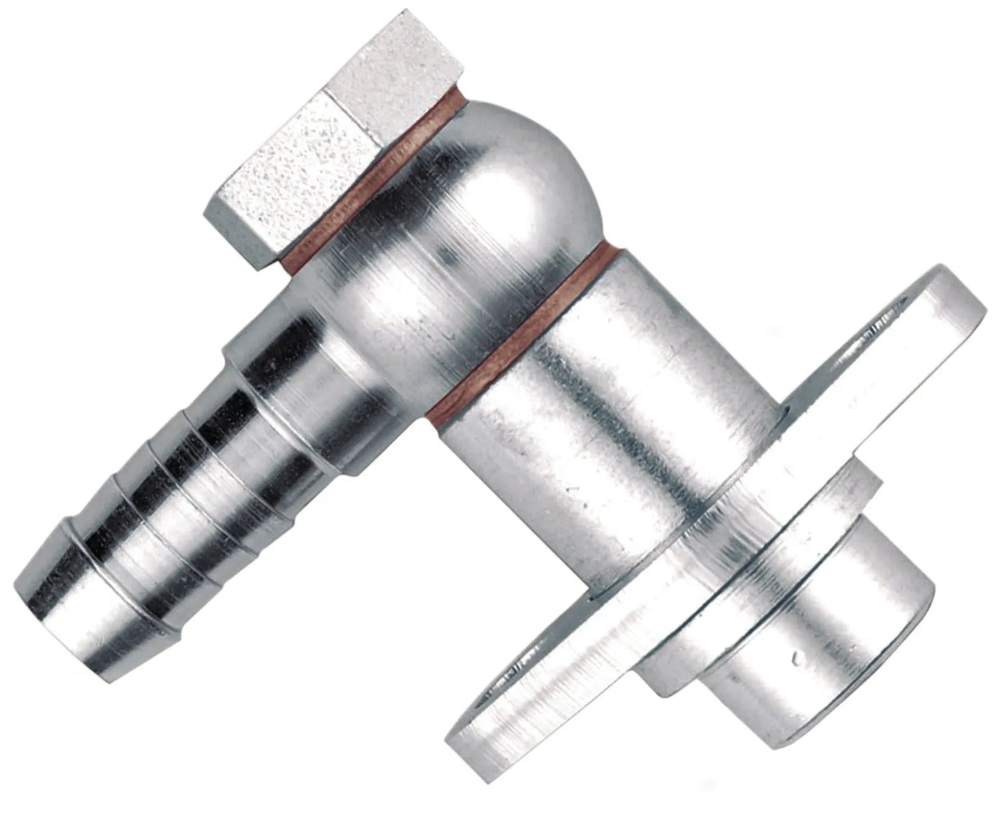 KEDO Oil Line Adapter - Top of Crankcase/Motor - Angled 90° - XT500 TT500 SR500 Various YAMAHA