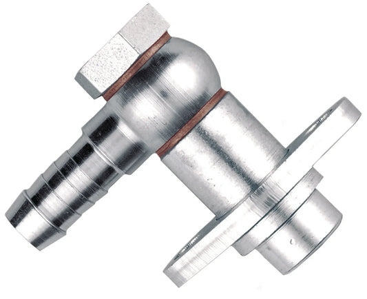 KEDO Oil Line Adapter - Top of Crankcase/Motor - Angled 90° - XT500 TT500 SR500 Various YAMAHA