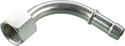 KEDO Oil Line Adapter - at Frame Oil Tank Bottom - 90° Long Sweep Fitting - XT500 TT500 SR500 Various YAMAHA