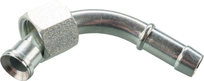 KEDO Oil Line Adapter - at Frame Oil Tank Bottom - 90° Long Sweep Fitting - XT500 TT500 SR500 Various YAMAHA