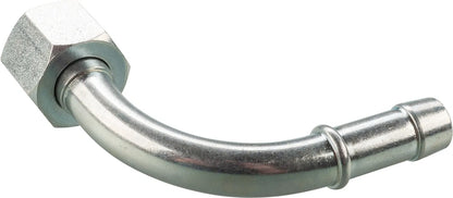 KEDO Oil Line Adapter - at Frame Oil Tank Bottom - 90° Long Sweep Fitting - XT500 TT500 SR500 Various YAMAHA