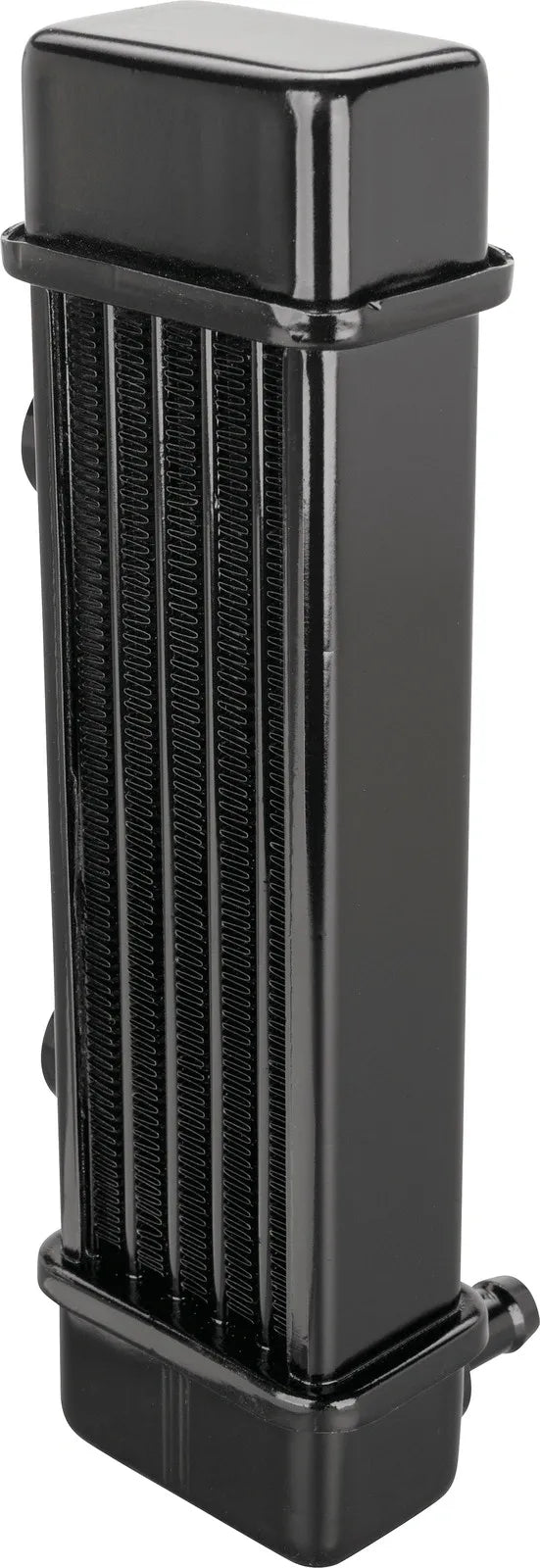 Jagg Oil Cooler - 6 Row - Black - 'Slim' - XT500 TT500 SR500 Universal