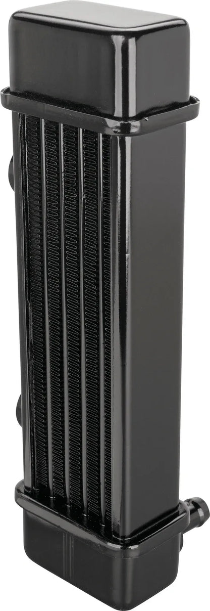 Jagg Oil Cooler - 6 Row - Black - 'Slim' - XT500 TT500 SR500 Universal