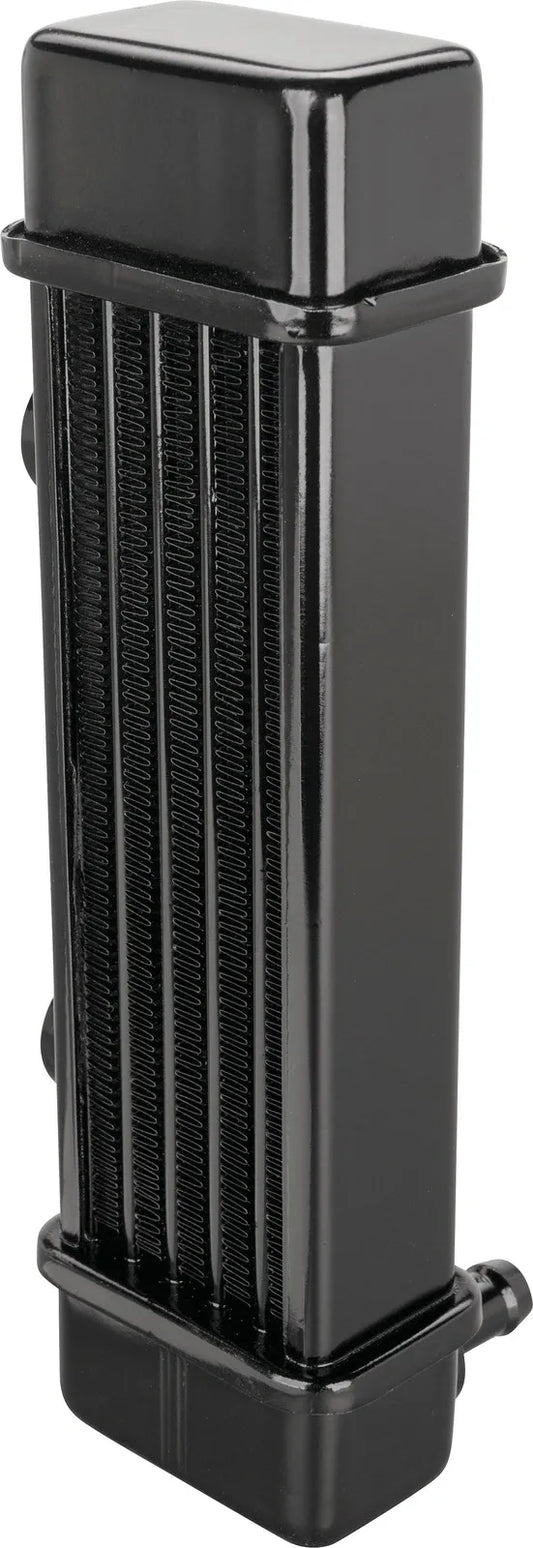 Jagg Oil Cooler - 6 Row - Black - 'Slim' - XT500 TT500 SR500 Universal