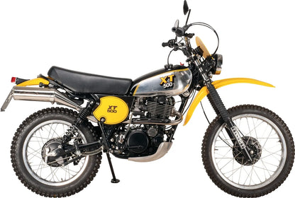 TT-Style Rear Fender Conversion - Complete - Competition Yellow - All XT500