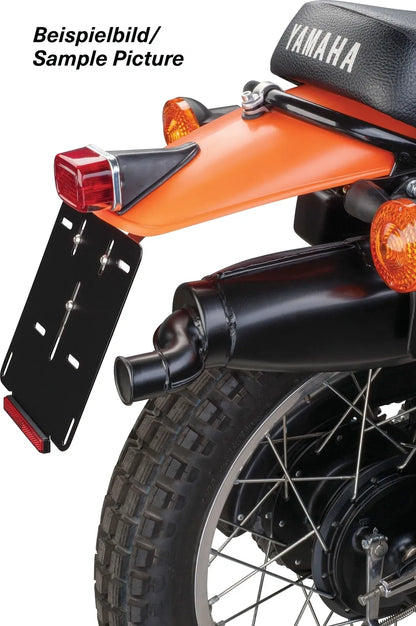 TT-Style Rear Fender Conversion - Complete - El Toro Orange - All XT500