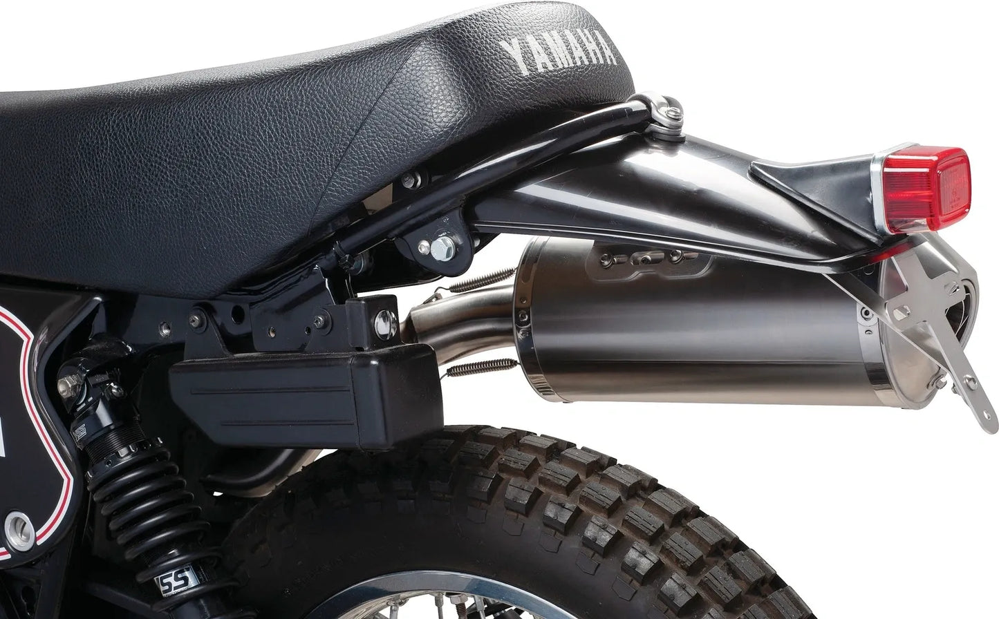 TT-Style Rear Fender Conversion - Complete - YAMAHA Black/Shiny Black - All XT500