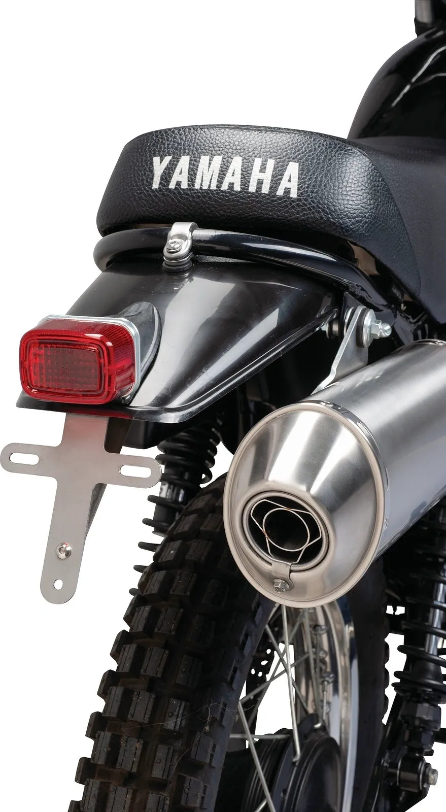 TT-Style Rear Fender Conversion - Complete - YAMAHA Black/Shiny Black - All XT500