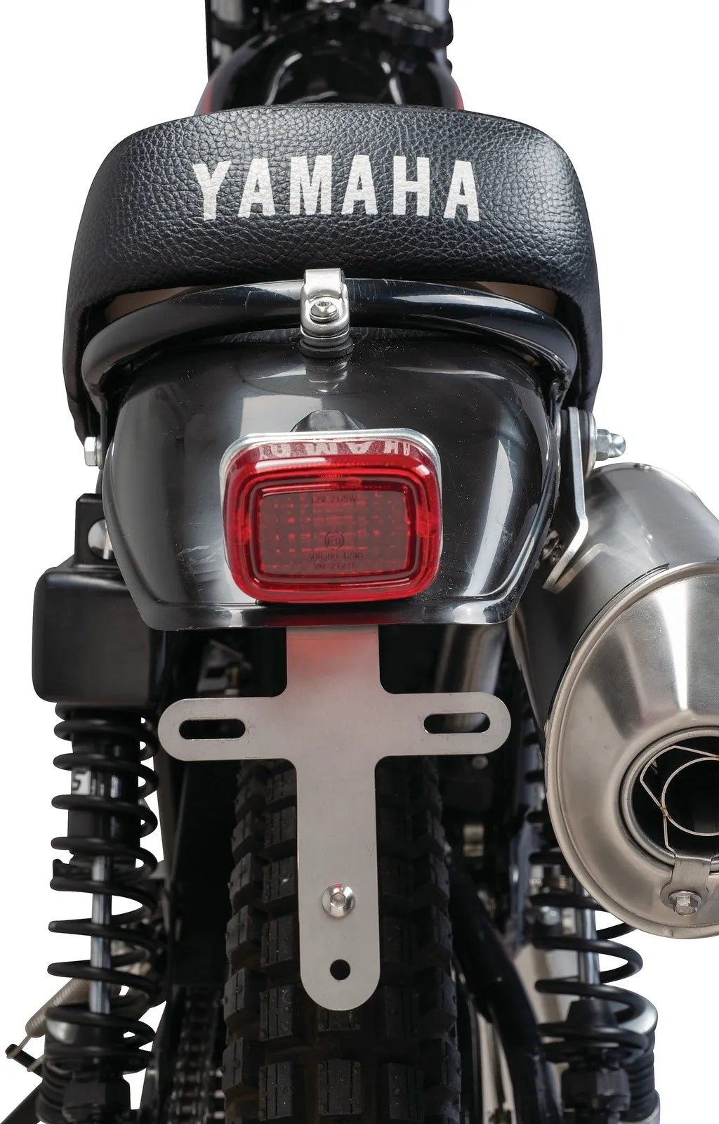TT-Style Rear Fender Conversion - Complete - YAMAHA Black/Shiny Black - All XT500
