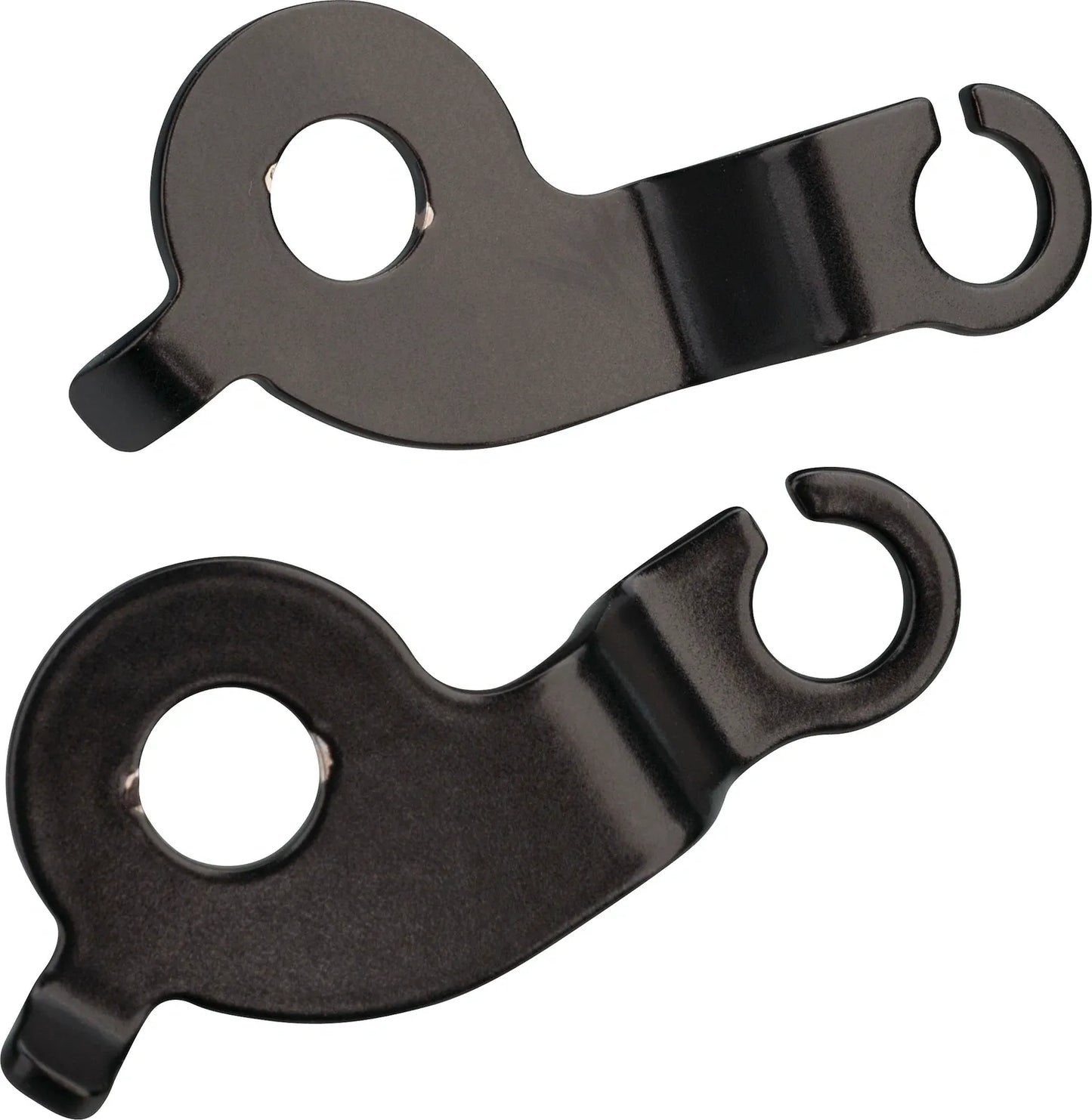 Rear Turn Signal/Indicator Brackets - Stainless Steel Black Coated RH/LH Set - XT500