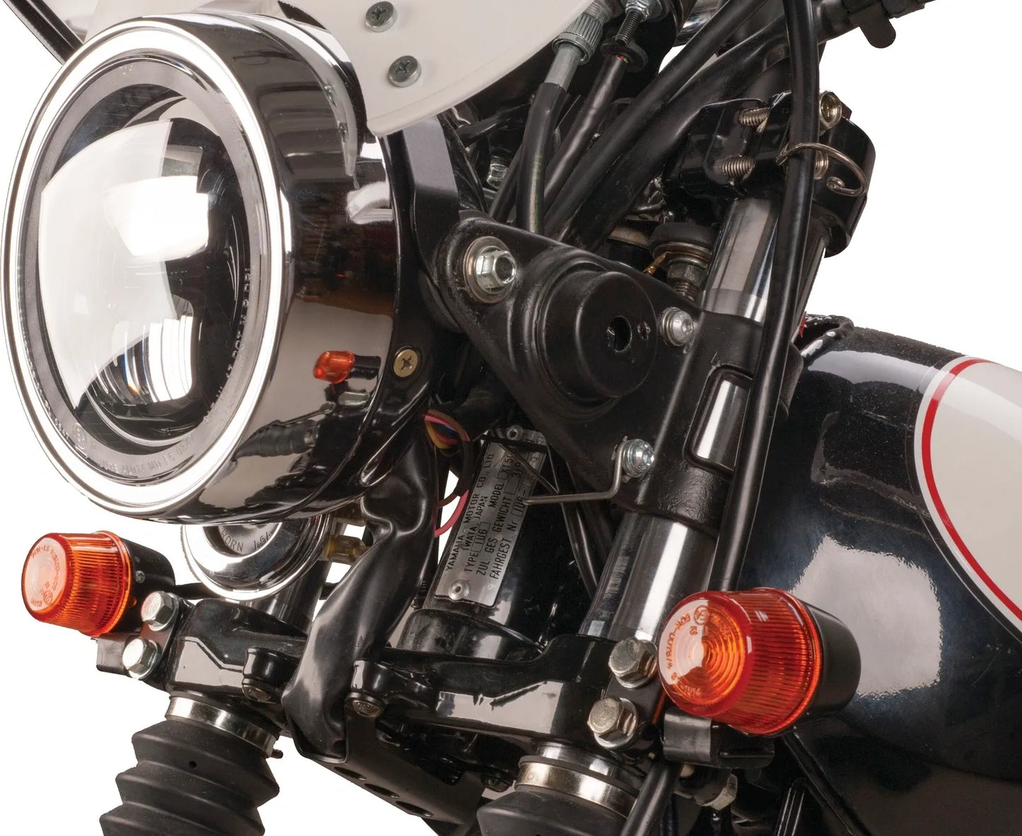 Fork Mounted Turn Signal Indicator Brackets - TT Style- XT500 TT500