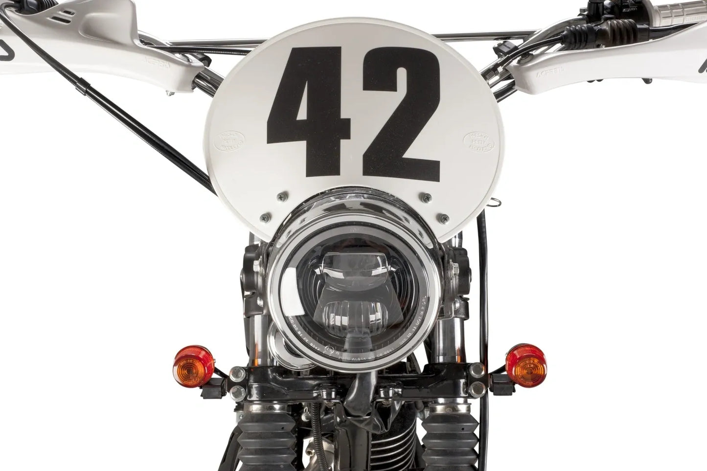 Fork Mounted Turn Signal Indicator Brackets - TT Style- XT500 TT500