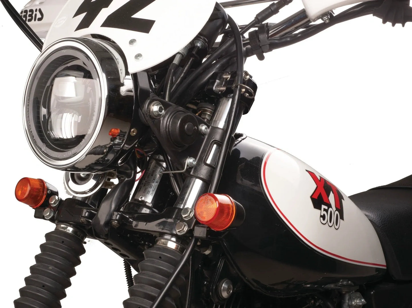 Fork Mounted Turn Signal Indicator Brackets - TT Style- XT500 TT500