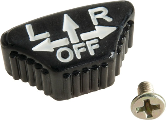 Replica Turn Signal Control Button - White Lettering - SR500