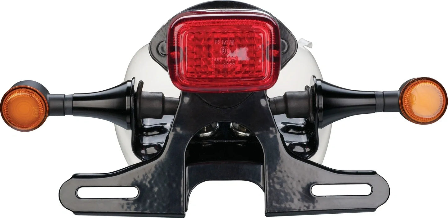 Mini Turn Signal/Indicator Adapter Set - for Original M10 Mount - Black Anodized Aluminum - XT500 XT250 TT500