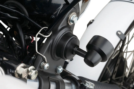 Indicator Adapter Set for Front Turn Signals - CNC Aluminum Black Anodized - XT500 XT250 TT500