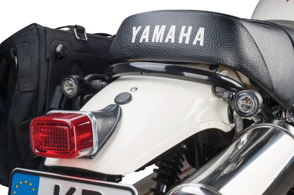 Rear Turn Signal/Indicator Brackets - Extended Version - Stainless Steel Black Coated RH/LH Set - XT500