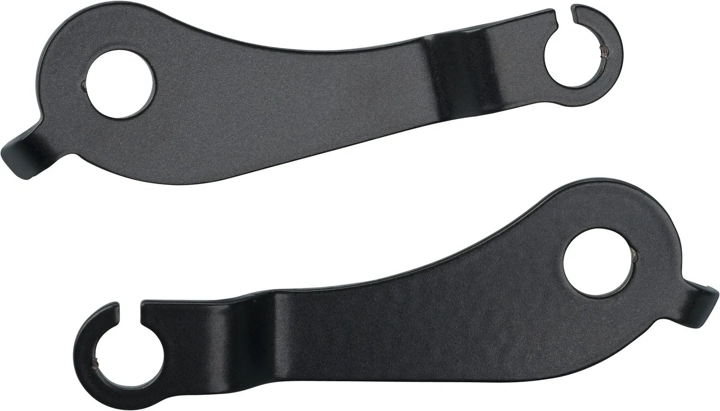 Rear Turn Signal/Indicator Brackets - Extended Version - Stainless Steel Black Coated RH/LH Set - XT500