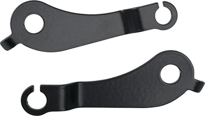 Rear Turn Signal/Indicator Brackets - Extended Version - Stainless Steel Black Coated RH/LH Set - XT500