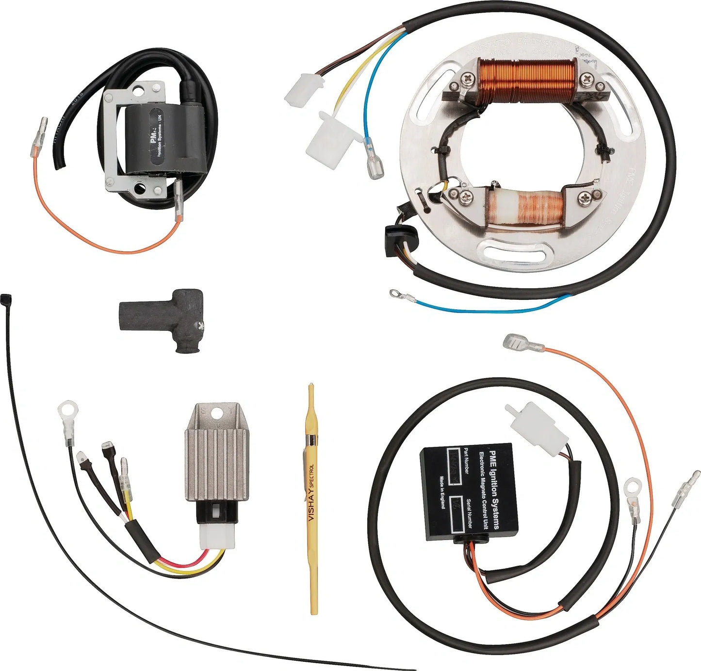 PME CDI/Generator Set - for 12V CDI-Ignition Conversion without Ignition Points - XT500 TT500