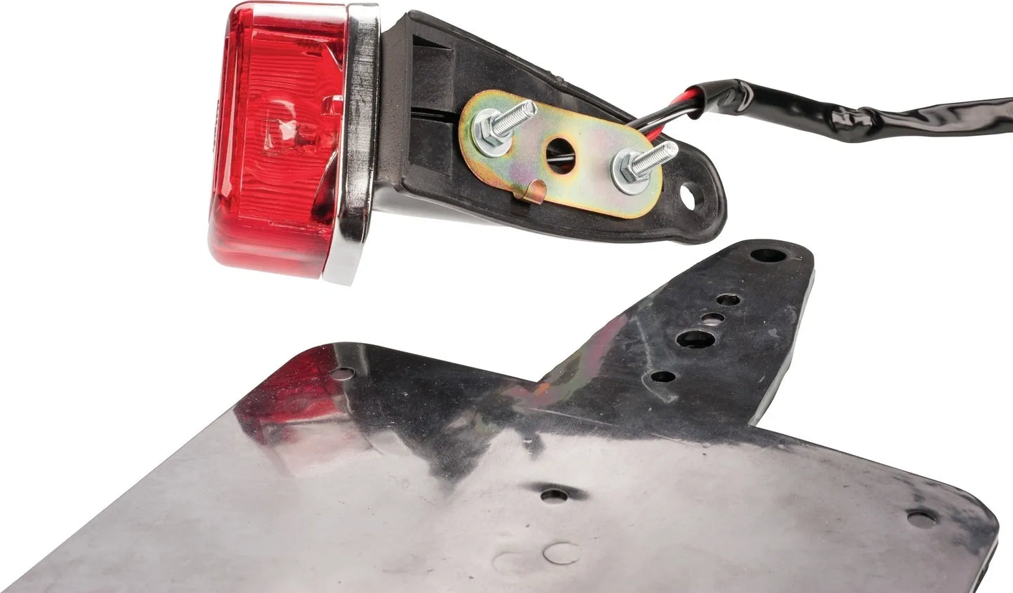 Replica '80's Mini Taillight with Reflector and 12V Bulb - 'GS' - XT500 TT500 XT250 XT350 XT550 XT600 Universal
