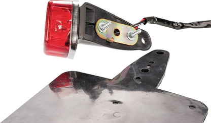 Replica '80's Mini Taillight with Reflector and 12V Bulb - 'GS' - XT500 TT500 XT250 XT350 XT550 XT600 Universal