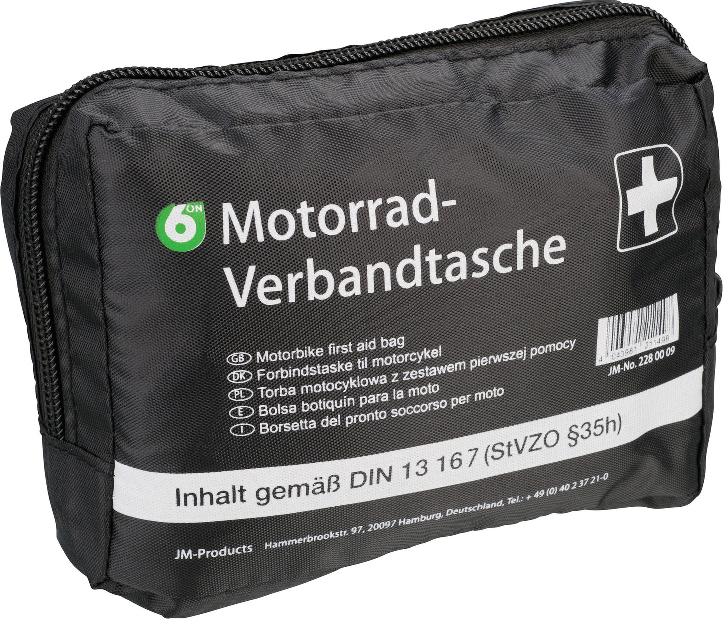 Motorcycle First Aid Kit - in Nylon Storage Bag - Universal