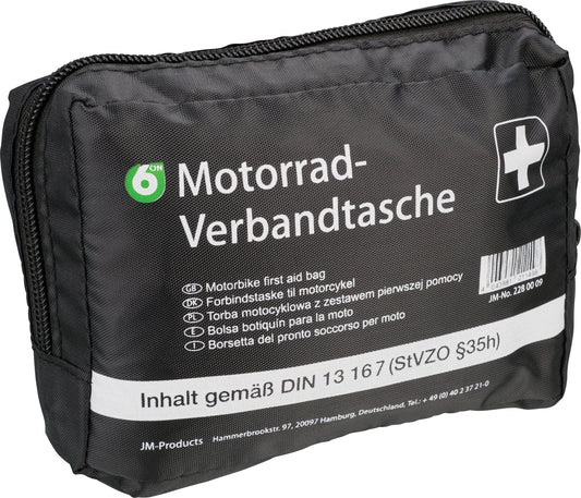 Motorcycle First Aid Kit - in Nylon Storage Bag - Universal