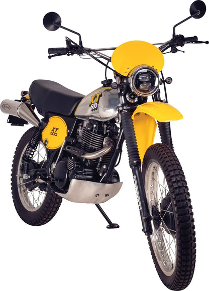 Replica Front Fender Competition Yellow - XT500 TT500