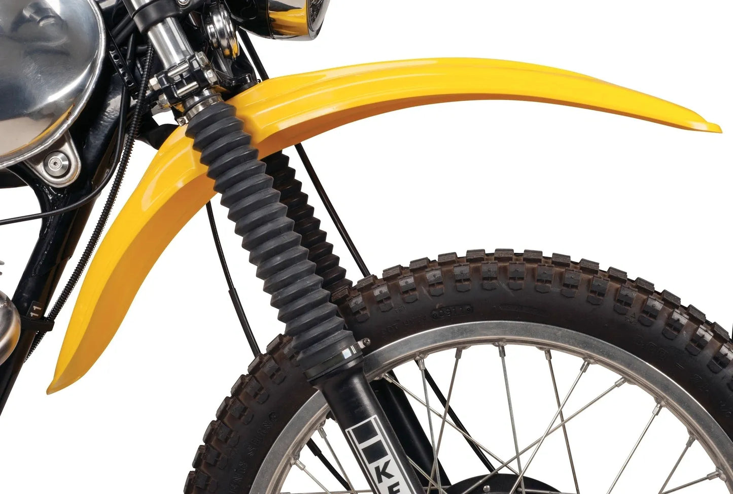 Replica Front Fender Competition Yellow - XT500 TT500