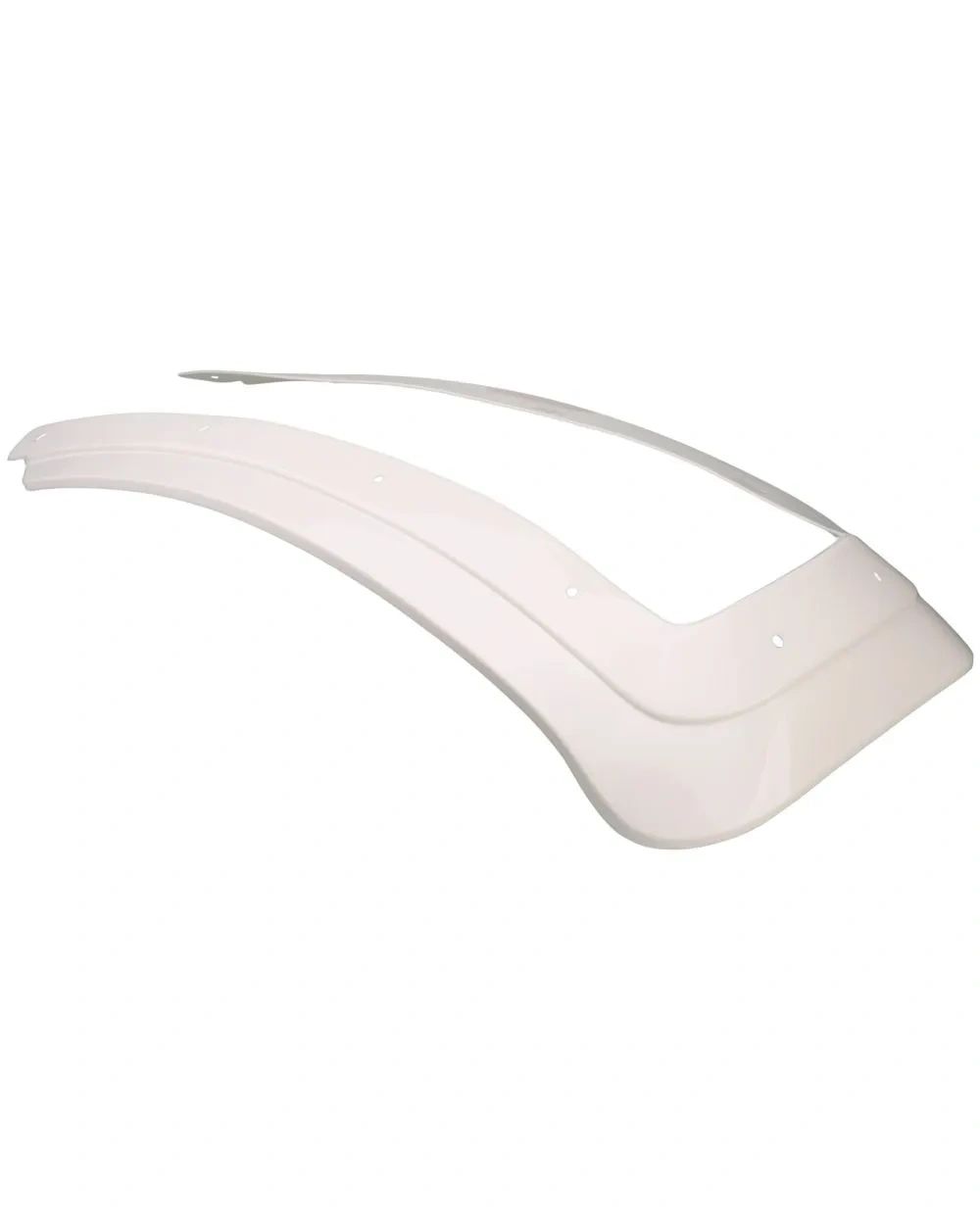 *NEW ITEM* Front Fender Widening/Extension - 'Clean White' - with Original Mounting Holes - fits 50783-XX Front Fender