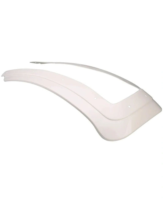 *NEW ITEM* Front Fender Widening/Extension - 'Clean White' - with Original Mounting Holes - fits 50783-XX Front Fender