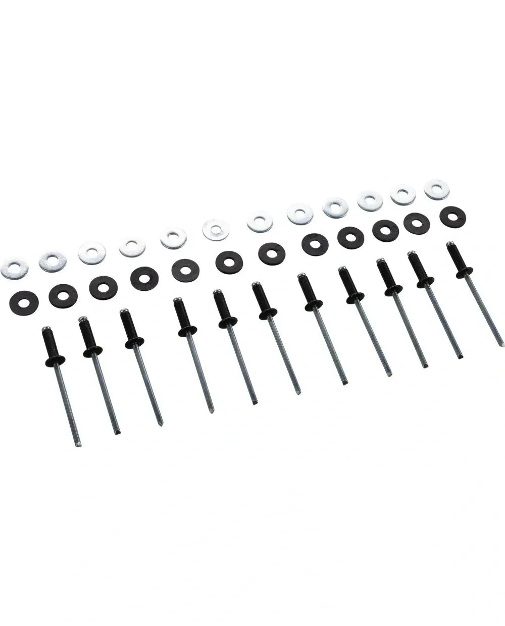 *NEW ITEM* Mounting Rivet Kit - Black - for Fender Extension, Item # 50791-XX - XT600 Universal