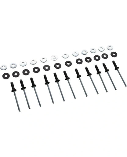 *NEW ITEM* Mounting Rivet Kit - Black - for Fender Extension, Item # 50791-XX - XT600 Universal