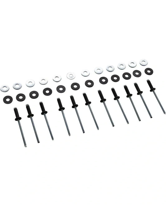 *NEW ITEM* Mounting Rivet Kit - Black - for Fender Extension, Item # 50791-XX - XT600 Universal