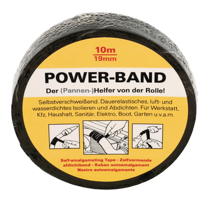 KEDO Power-Tape - Self-Amalgamating - 10 m/19 mm - Black - Universal