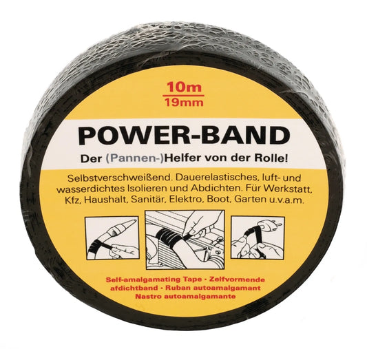 KEDO Power-Tape - Self-Amalgamating - 10 m/19 mm - Black - Universal