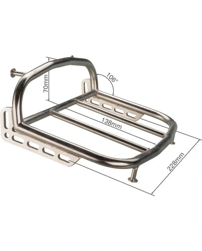 *NEW ITEM* Mini Luggage Rack - 12 mm Black Stainless Steel - without Mounting Brackets - Universal