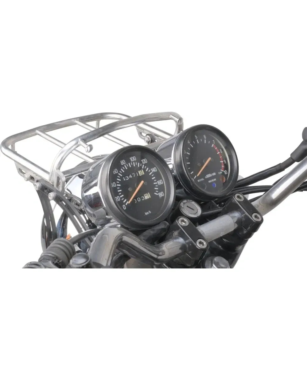Front Luggage Rack - Stainless Steel - with Brackets and Mounting Hardware - SR500
