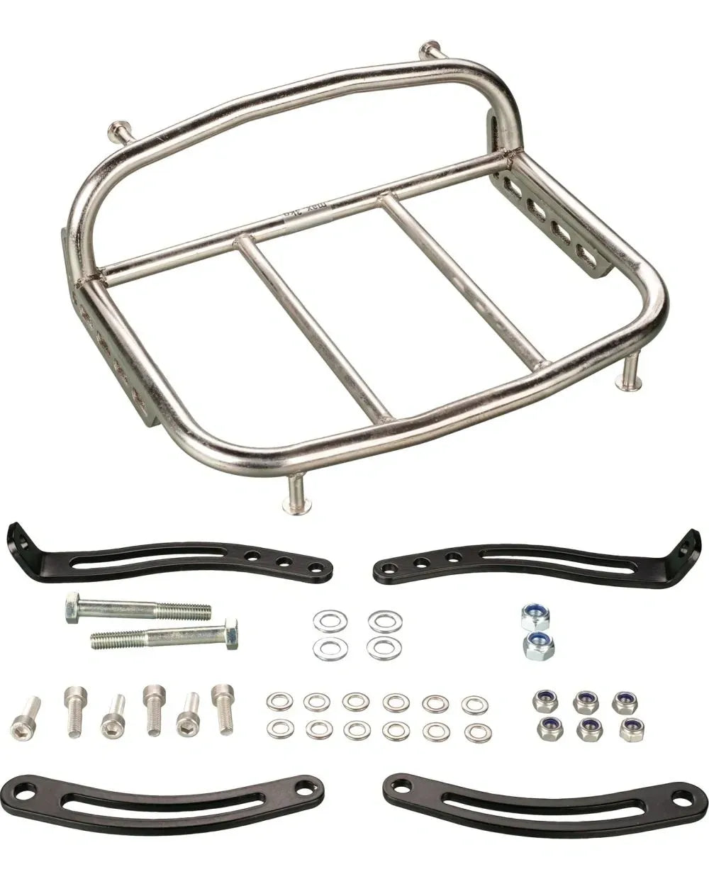 Front Luggage Rack - Stainless Steel - with Brackets and Mounting Hardware - SR500