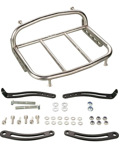 Front Luggage Rack - Stainless Steel - with Brackets and Mounting Hardware - SR500