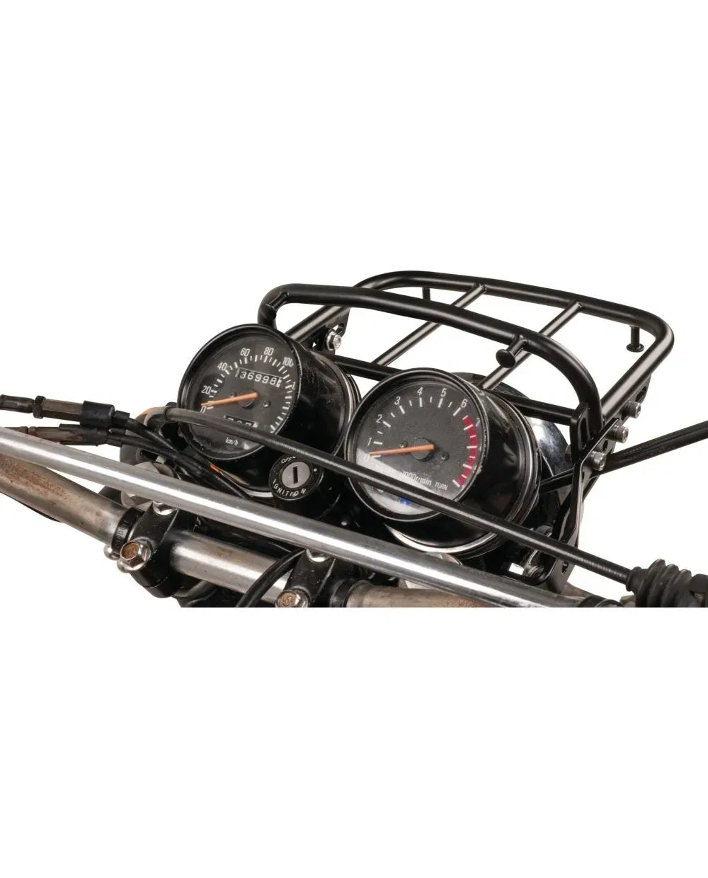 *NEW ITEM* Front Luggage Rack - Black Stainless Steel - Adjustable - XT500